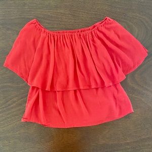 Anthropologie Holding Horses boho off-shoulder top